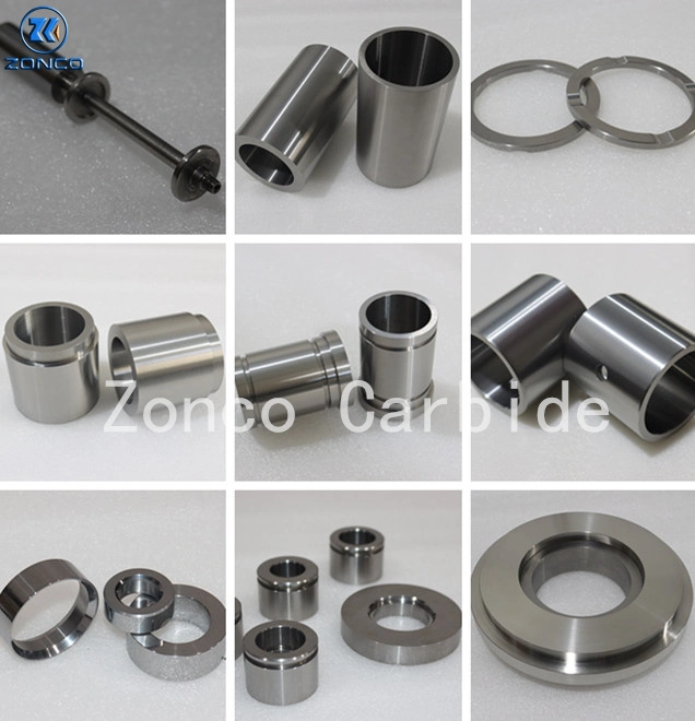 Custom Cemented Carbide Wear Spare Parts Thrust Radial Bearing High Temperature and High Corrosion Resistance