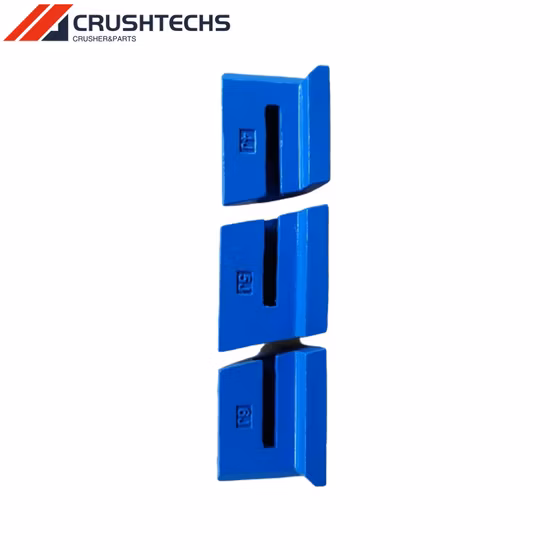 Juego de puntas de carburo de tungsteno B7150se B9100se VSI Crusher Piezas de desgaste